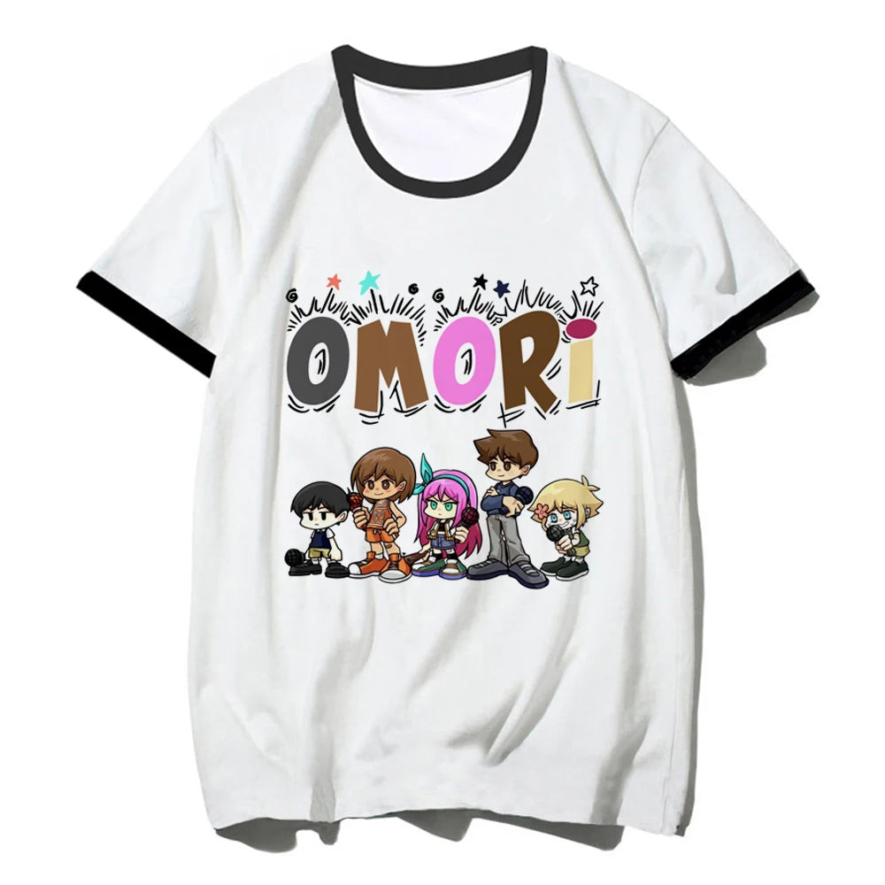 Omori top women funny tshirt female streetwear clothes