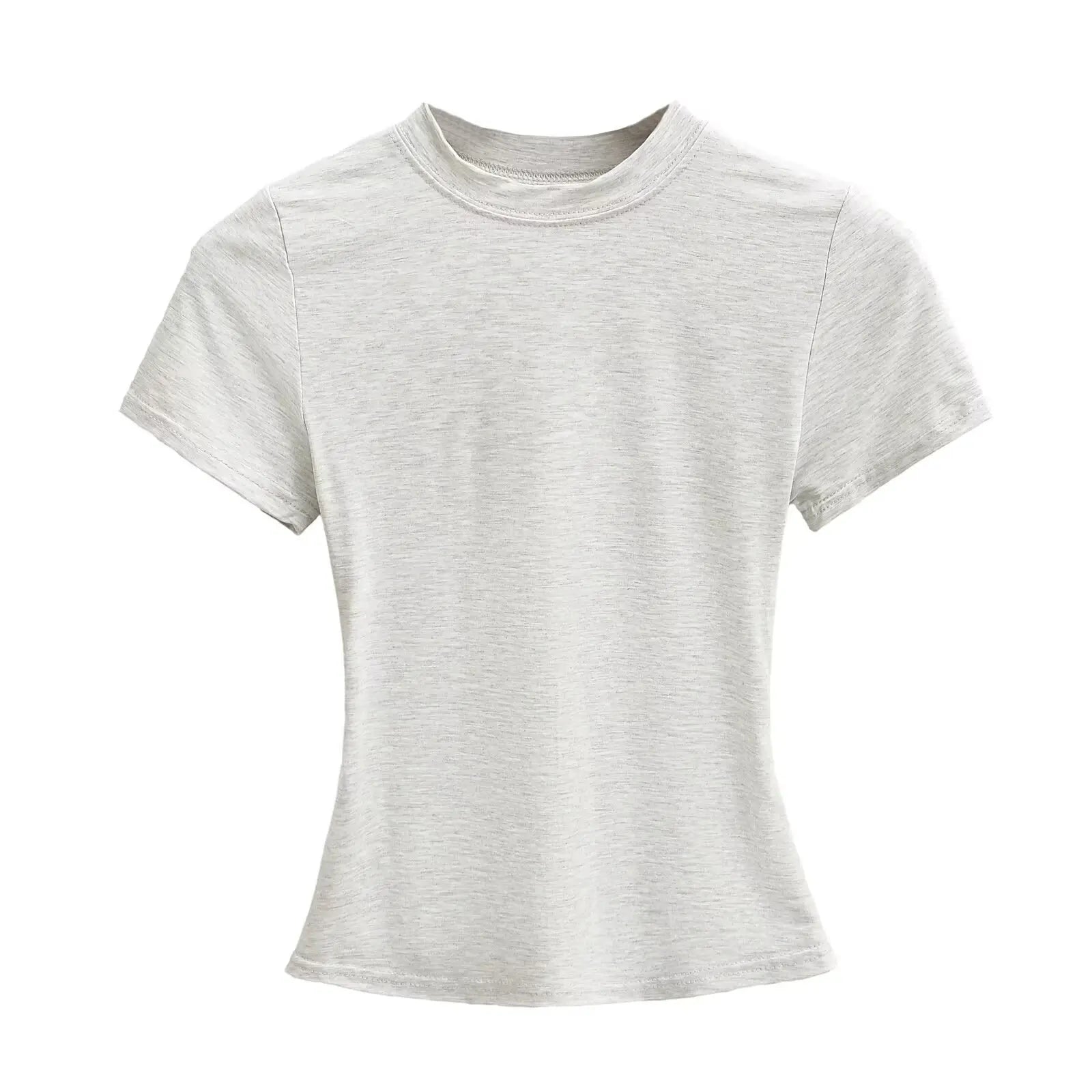 Spicy Girls Y2k Crop Top Button Harajuku Solid Color V-Neck Slim Streetwear Rock Goth Short Sleeve T-shirt Punk Unique Hip Hop