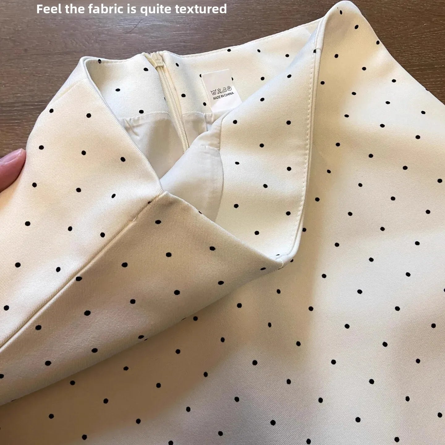 Korean Style High Waist Polka Dot Lace Half Skirt Women's Spring Summer New Anti-Light Slim A- Line Wrap Body Skirt