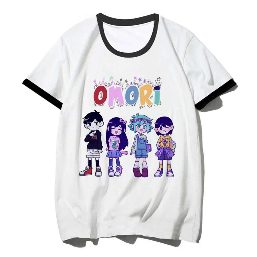 Omori top women funny tshirt female streetwear clothes