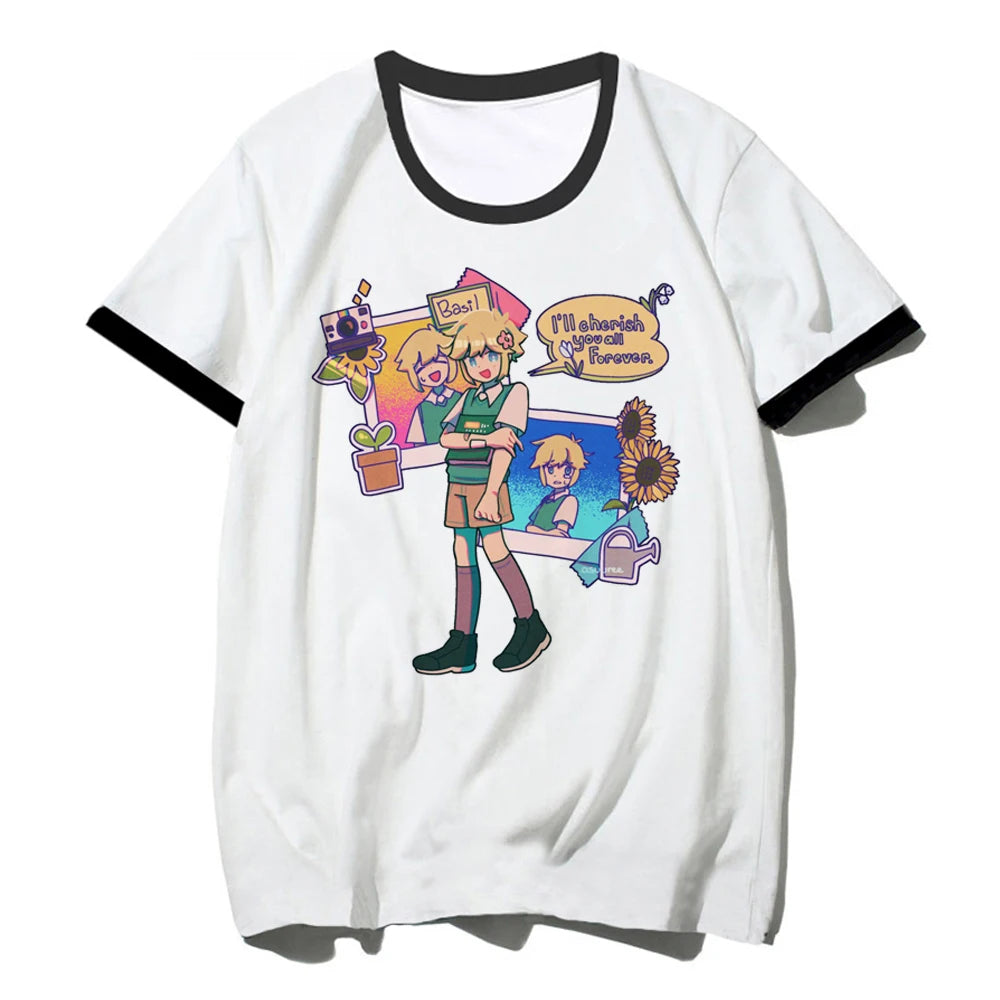 Omori top women funny tshirt female streetwear clothes