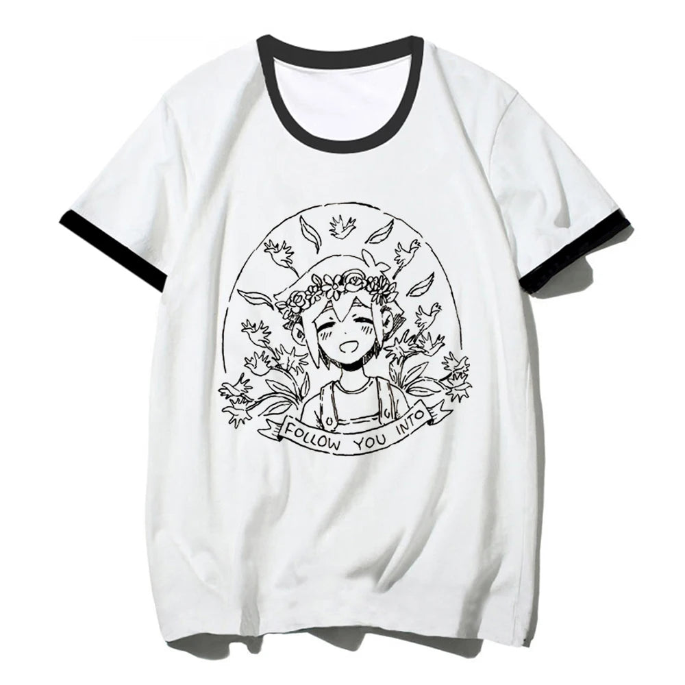 Omori top women funny tshirt female streetwear clothes